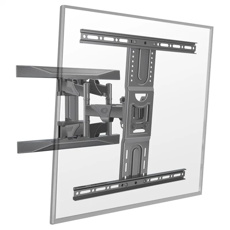 Soporte giratorio telescópico para TV, estante colgante de pared general, fijo, extraíble, 55, 60, 65, 70 y 75 pulgadas