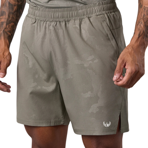 Shorts de sport décontractés pour homme, vert sauge, taille élastique, respirant, séchage rapide, imperméable, écologique, léger, entraînement, course à pied - Product Image 1