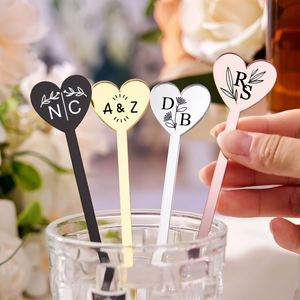 Agitadores de Bebidas de Acrílico Personalizados, Palitos para Agitar Cócteles Personalizados para Bodas, Fiestas y Eventos Especiales, Decoración para Bebidas - Product Image 2
