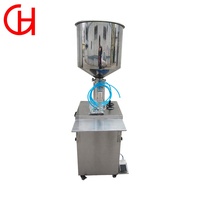 Machine de remplissage verticale semi-automatique à piston de haute qualité pour pâtes, onguents, lotions, shampoings, gels douche et détergents