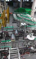 Système de convoyeur à rouleaux automatisé à usage intensif Maxsen Entrepôt de transport de palettes empileur Destacker