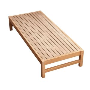 Beech Wood Childrens <b>Bed</b> Platform <b>Bed</b> Extra Wide Solid Wood <b>Side</b> <b>Rails</b> Assemblable Bedroom Furniture - Product Image 4