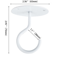 Crochets suspendus pour plafond en fer pour balcon