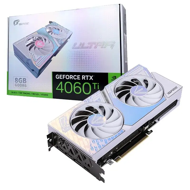 사용 다채로운 rtx4060 티 8 gb 데스크탑 그래픽 카드 비디오 지포스 4060ti 8g 게임 서버 새로운 msi 사용 asus 8 gb gpu rtx 4060