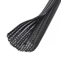 Kit de métier à tisser à fil tressé fendu pour automobile en PET à fermeture automatique Accessoire de gestion des câbles avec manchons de câble d'emballage en spirale