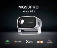 YDH-MG50 Pro 2025 nouveau Offre Spéciale Mini 4K projecteur 2 + 16GB 900 ANSI 130 pouces Android 12 projecteur de cinéma maison Portable intelligent