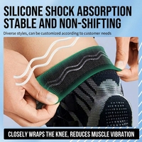 Genouillère ajustable avec coussinet en gel pour la rotule, stabilisateur latéral, manchon de soutien pour le sport, le fitness et le soulagement des douleurs articulaires