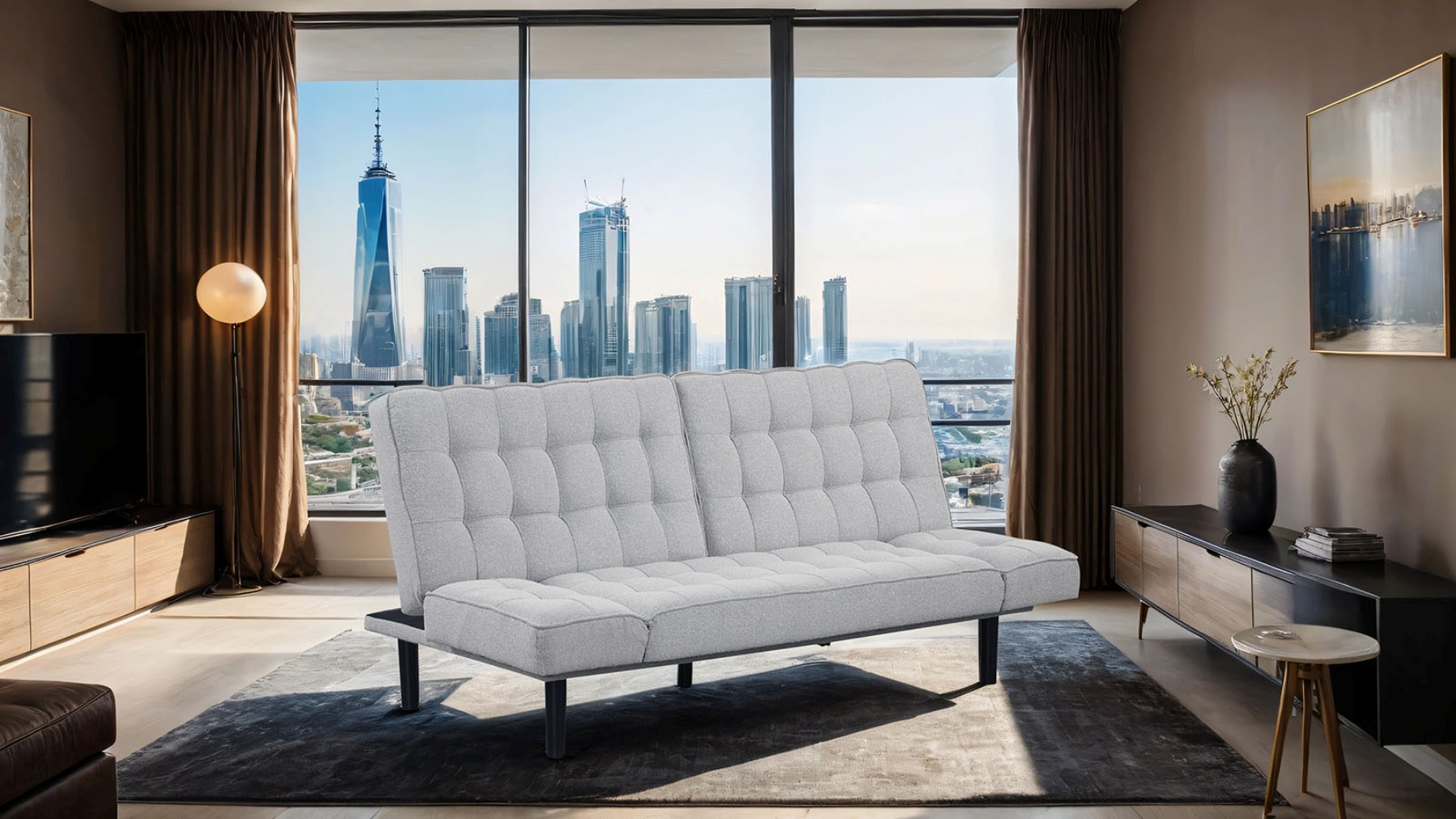 Gris Claro + Tela + Espuma