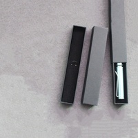 Boîtes à stylos noires de haute qualité, présentoirs en plastique, papier, cuir PU avec logo personnalisé, boîte à stylos cadeau, personnalisation
