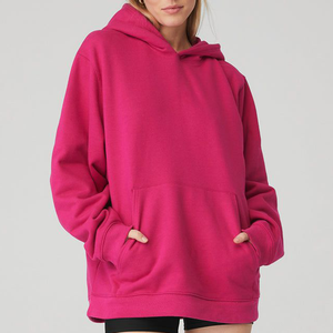 Vente en gros Sweat à capuche simple unisexe design personnalisé pull vierge saison d'hiver coupe ample col à capuche fabrication de motifs solides - Product Image 3