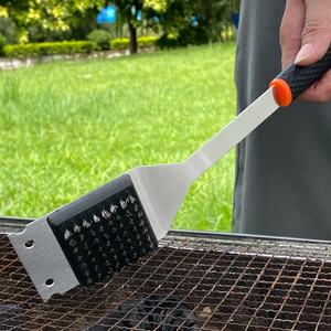 ชุดอุปกรณ์บาร์บีคิวด้ามเคลือบซิลิโคนแบบพกพาชุดอุปกรณ์บาร์บีคิวมีดส้อมเครื่องมือย่างบาร์บีคิว - Product Image 5