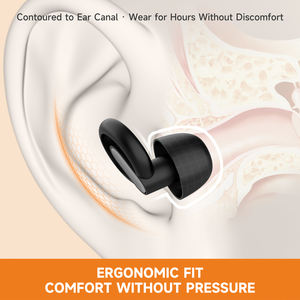 Cómodos Tapones para los Oídos con Cancelación de Ruido para Dormir, Tapones para los Oídos con Bloqueo de Sonido para Viajar y Relajarse - Product Image 2