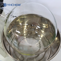 Évaporateur rotatif à moteur électrique pour laboratoire chimique avec refroidisseur et pompe, en verre borosilicate de haute qualité