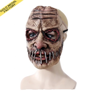 Máscara de Halloween de miedo boca uñas Horror Zombie <span class=keywords><strong>vampiro</strong></span> demonio asesino monstruo diablo espeluznante Cosplay Boca Grande accesorios de fiesta de Halloween - Product Image 1