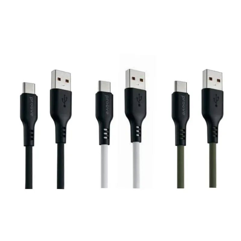 Proove Kabel 2024 Wedergeboorte Usb Naar Type-C Oplaadkabel Oplader Datakabel Voor Iphone Android Zachte Siliconen Gerecycled Materiaal