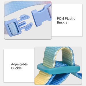 Dropshipping de gama alta Arco Iris personalizar moda Eco fuerte algodón resistente cachorro entrenamiento poliéster mascota perro gato <span class=keywords><strong>Collar</strong></span> - Product Image 2