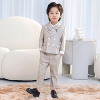 Costume de princesse pour bébés garçons de 1 an, veste, gilet et pantalon pour photographie, mariage, spectacle ou fête