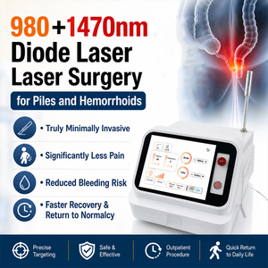 Equipo Láser Médico, Fibra Láser para Hemorroidectomía, Láser Diodo 980nm 1470nm para Proctólogos - Product Image 5