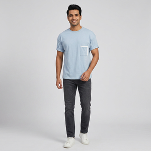 เสื้อยืดคอกลมหนา 300 แกรม คุณภาพสูง ขายดี ไซส์ใหญ่พิเศษ รับสกรีนปักลาย 100% ผ้าฝ้าย เสื้อยืดเปล่าผู้ชาย - Product Image 1