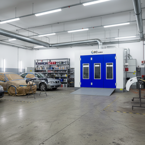 Cabine de <span class=keywords><strong>peinture</strong></span> électrique chauffante OBC 2026, nouveau modèle, avec éclairage latéral LED, unité d'apport d'air avec filtre supérieur pour atelier de <span class=keywords><strong>carrosserie</strong></span> - Product Image 5