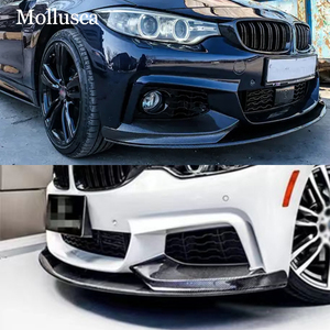 Kit d'accessoires pour pare-chocs avant en fibre de carbone style Série 4 F32/F33/F36, lèvre avant, pelle avant, 2013-2019 - Product Image 2