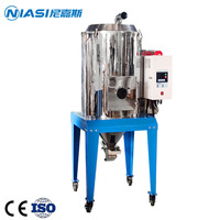 Sécheur Euro Hopper NIASI en acier inoxydable pour granulés de résine plastique, machine de séchage industrielle haute température pour granulés plastiques