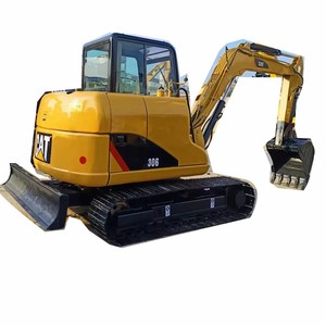 Mini Excavadora 306D con Cucharón Grande de 0.3m, Capacidad de 6 Toneladas, Excavadora Hidráulica de Orugas, Motor de Alta Eficiencia - Product Image 1