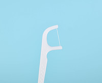 Fil dentaire portable jetable en matériau biodégradable, saveur menthe, pour le nettoyage buccal
