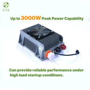 CTS 2000W 3000W 27.5V ตัวแปลงไฟ DC-DC ประสิทธิภาพสูงพร้อมระบบระบายความร้อนด้วยอากาศสำหรับรถยนต์ - Product Image 2