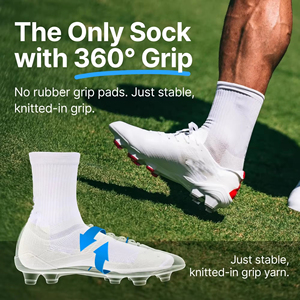 High Quality Custom Logo Durable Moisture Wicking <b>Grip</b> Yarn Soccer <b>Socks</b> Men's Breathable Premium Football <b>Socks</b> Wholesale - Product Image 4
