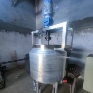 Recipiente de reactor aislado de tanque de mezcla con camisa multiusos con agitador para calentamiento por lotes - Product Image 1