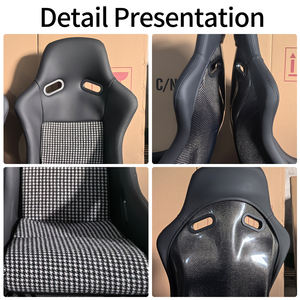 Sièges baquets de course en fibre de carbone avec motif pied-de-poule pour BMW M3 <span class=keywords><strong>E30</strong></span> E36 E46 E90 E92 E93 F30 F80 G20 G80 - Product Image 4