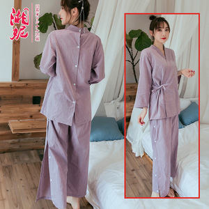 Vêtements de moxibustion en coton à manches longues et boutonnés, vêtements de massage thérapeutique pour la beauté et le bien-être, été 2021, L M XL 2XL 3XL 4XL - Product Image 1