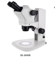 BestScope BS-3049B 1:9.1 Zoom Stereo Microscope 6X-55X Apo Optical System 125mm Long Working Distance Industrial Binocular