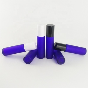 Popolare Flacone Roll-on in Vetro Nero Opaco con Sfera in Acciaio Inox per Cosmetici, Cura della Pelle, Profumi e Oli, 10ml - Product Image 4