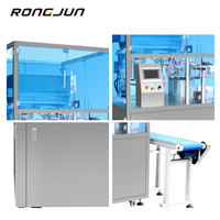 Machine de remplissage et de capsulage de poche à bec liquide rotatif de bureau électrique pour l'emballage de boisson à la gelée de jus dans des sachets à bec