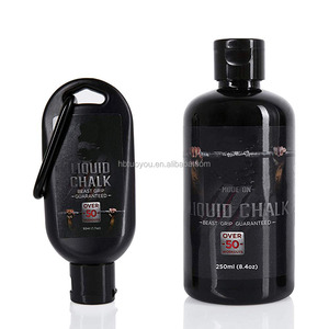 50ml 100ml 200ml 250ML bottiglia nera liquido palestra gesso Sport arrampicata e ginnastica di sollevamento pesi in carbonato di magnesio