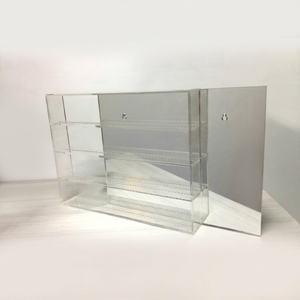 Figuras coleccionables de acrílico Protech Display Shadow Box, Mini caja de exhibición de figuras, soportes transparentes para juguetes coleccionables - Product Image 1