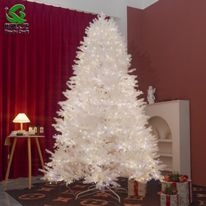 Meistverkaufter Weißer LED-Weihnachtsbaum Farbwechselnde Künstliche Dekoration Verstellbares PE-Material Dekorativer Artikel - Product Image 2