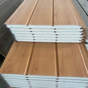 PU ACP plaat ICF blok holle plaat paneel voor binnen- en buitenmuren houten wandpaneel sandwichpaneel - Product Image 1