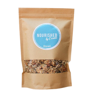 Ziplock Doypack Túi Giấy Kraft Tự Nhiên Bao Bì Cho Hạt Chia Bột Ca Cao - Product Image 3