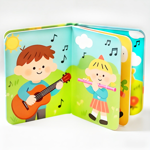 Thân thiện với môi tùy chỉnh in trẻ em Bảng các tông in ấn cuốn sách theo yêu cầu - Product Image 1