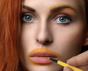 החדש ביותר גוואפא צבעוני משחת גבות לבן עמיד למים 10 גרם משחת מיפוי גבות לשרטוט איפור קבוע צורת גבות שפתיים עם מברשת - Product Image 4