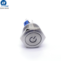 8mm 10mm 12mm 16mm 19mm 22mm 25mm 28mm 30mm interrupteur à bouton poussoir verrouillage momentané illuminé étanche boutons interrupteurs