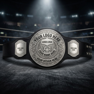Cinturón de Campeonato Internacional de Karate de Peso Pesado, Personalizado para Adultos, Cuero Genuino Grueso, Alta Calidad, Transpirable, Unisex - Product Image 3