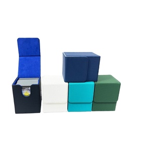 Porte-cartes et étui magnétique vertical en cuir PU à motif écossais pour Magic Gathering <span class=keywords><strong>Yu</strong></span>-<span class=keywords><strong>Gi</strong></span>-<span class=keywords><strong>Oh</strong></span> – Produit transfrontalier très vendu - Product Image 2