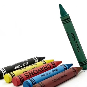 Crayons de cire non toxiques de haute qualité pour enfants, pour peinture, dessin et création, ensemble de crayons pour enfants, fournitures scolaires et de bureau - Product Image 1