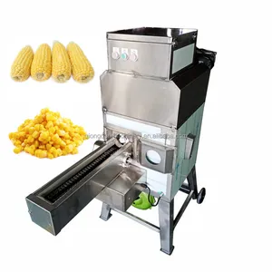 Sweet corn threshing machine fresh corn huller machine green maize thresher machine with the good price
