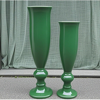 086 Jardinières Colonne Élégantes Art Déco en Fibre de Verre, Vases de Luxe pour Mariages et Extérieurs