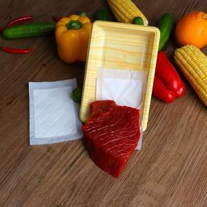 แผ่นดูดซับความชื้นสำหรับถาดอาหาร แผ่นซึมซับแบบมีรูพรุนสำหรับเนื้อสัตว์ ขนาด 160x80 มม. ใช้ได้ 1-3 วัน ความจุ 45 มล./แผ่น ยี่ห้อ Misource สีขาว, สีดำ จำนวน 500 ชิ้น - Product Image 5